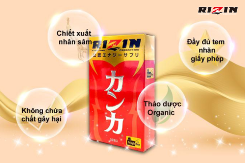 Rizin Nhật Bản hỗ trợ điều trị yếu sinh lý