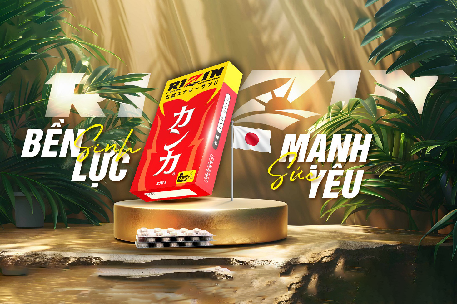 Bổ Thận Rizin - Giúp Quý Ông Mạnh Như Võ Sĩ