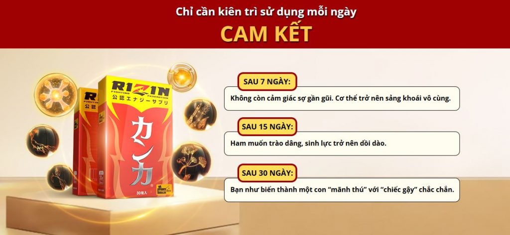 Hiệu quả của bổ thận Rizin